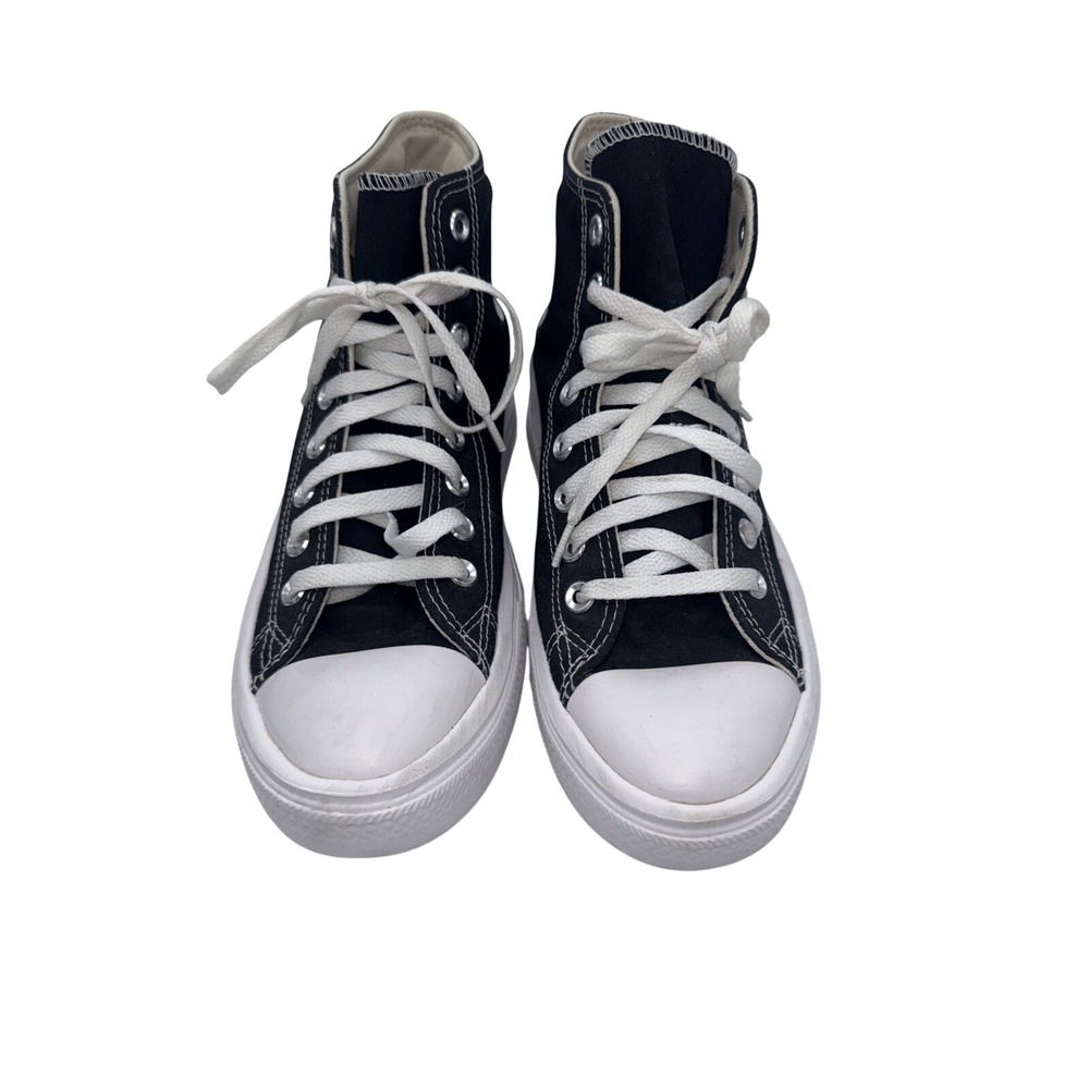 Converse Chuck Taylor All Star Move High Black White Women'sâ Size 10.5